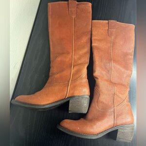 Gianni Bini Tan Heeled Boots